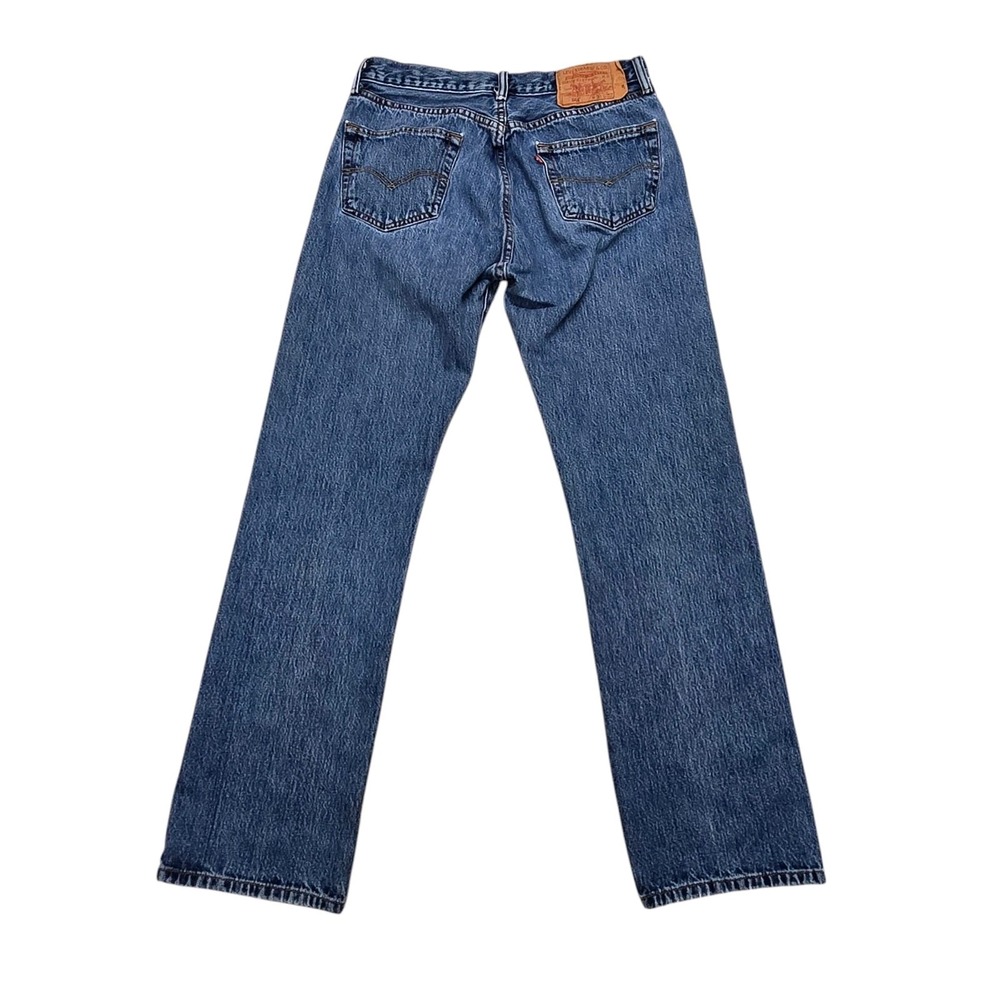 Vtg 80s 90s Levis 501XX Button Fly Jeans Size 30x31 (tag 31x32) Red Bat Wing VGC - Picture 5 of 13